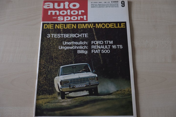 Auto Motor und Sport 09/1968